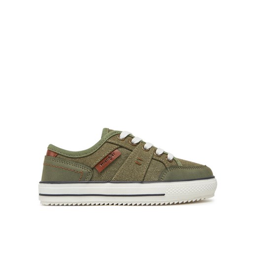 Sneakersy Wrangler COOTER C LOW JR 20251085.52D Khaki ze sklepu eobuwie.pl w kategorii Buty sportowe dziecięce - zdjęcie 182107219