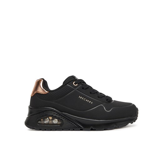 Sneakersy Skechers Uno Gen1 310545L/BBK Czarny ze sklepu eobuwie.pl w kategorii Buty sportowe dziecięce - zdjęcie 182107269