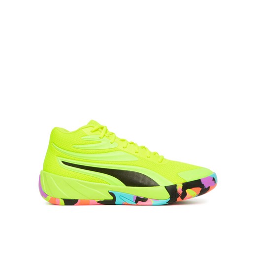 Buty do koszykówki Puma Court Pro Marble 311394 02 Żółty ze sklepu eobuwie.pl w kategorii Buty sportowe męskie - zdjęcie 182107305