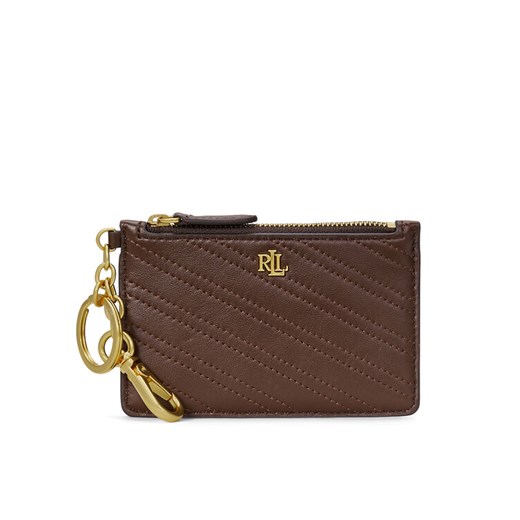 Etui na karty kredytowe LAUREN RALPH LAUREN 432951706003 Brązowy ze sklepu eobuwie.pl w kategorii Etui - zdjęcie 182107337