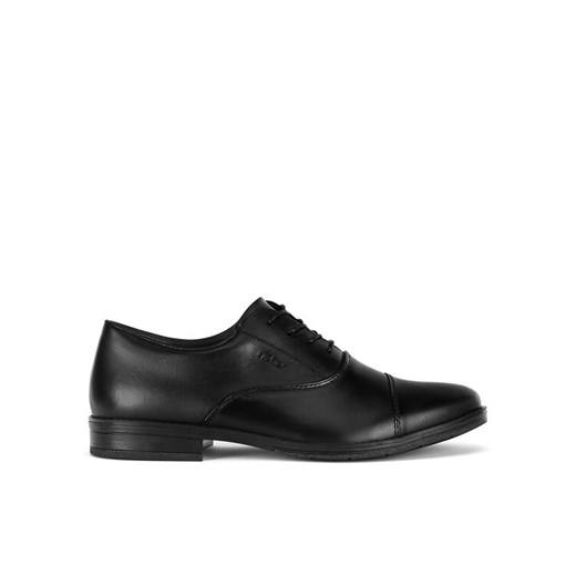Półbuty Rieker 10317-00 Czarny ze sklepu eobuwie.pl w kategorii Buty eleganckie męskie - zdjęcie 182107395