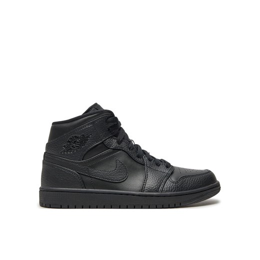 Sneakersy Nike Jordan Air 1 Mid 554724 091 Czarny ze sklepu eobuwie.pl w kategorii Buty sportowe męskie - zdjęcie 182107406
