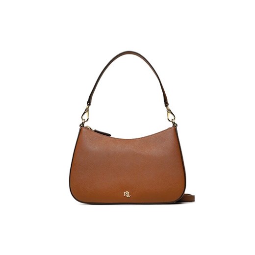 Torebka Lauren Ralph Lauren Danni 26 431883768007 Brązowy ze sklepu eobuwie.pl w kategorii Torebki bagietki - zdjęcie 182107439
