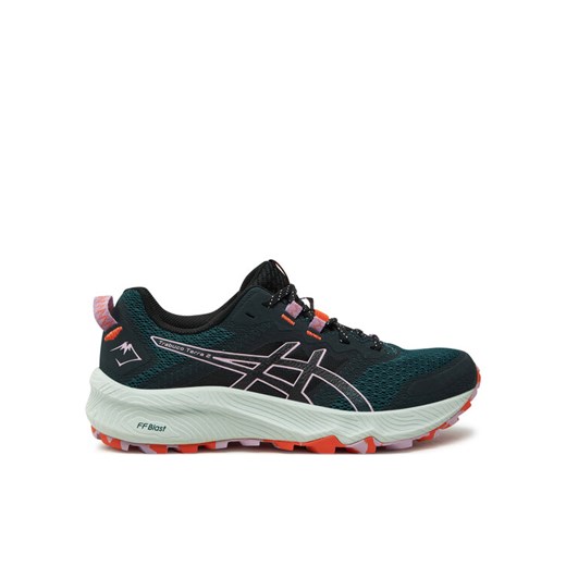 Buty do biegania Asics Trabuco Terra 2 1012B427 Zielony ze sklepu eobuwie.pl w kategorii Buty sportowe damskie - zdjęcie 182107448
