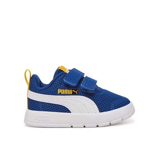 Sneakersy Puma Courtflex V3 Mesh Inf 398086 05 Niebieski ze sklepu eobuwie.pl w kategorii Buty sportowe dziecięce - zdjęcie 182107489