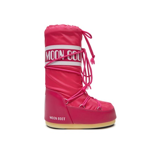 Śniegowce Moon Boot 80D1400440 D Różowy ze sklepu eobuwie.pl w kategorii Śniegowce damskie - zdjęcie 182107636