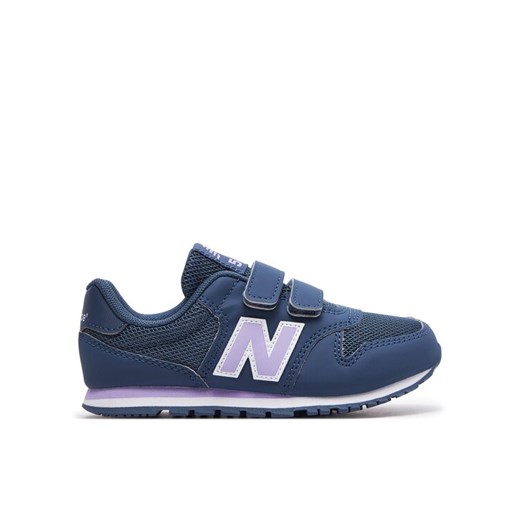 Sneakersy New Balance PV500CIL Granatowy ze sklepu eobuwie.pl w kategorii Buty sportowe dziecięce - zdjęcie 182107707