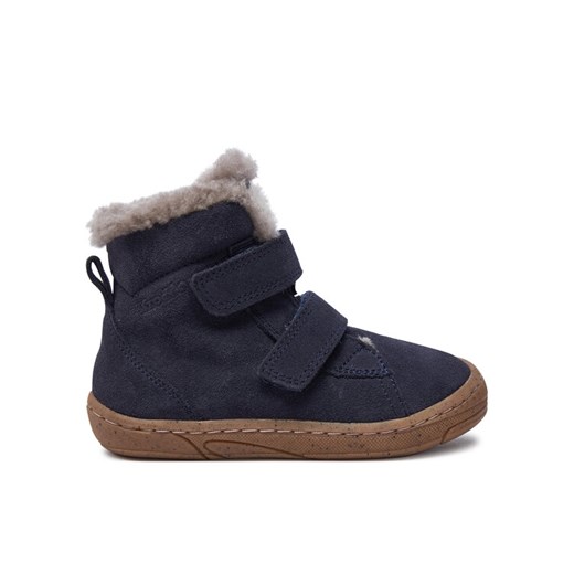 Kozaki Froddo Minni Suede G2110141-4 S Niebieski ze sklepu eobuwie.pl w kategorii Buty zimowe dziecięce - zdjęcie 182107835