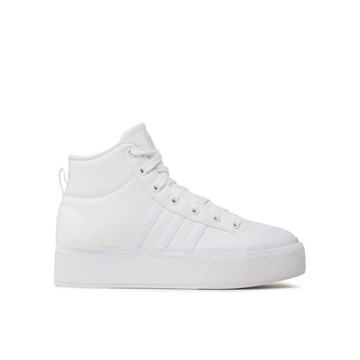 Sneakersy adidas Bravada 2.0 Platform Mid IE2316 Biały ze sklepu eobuwie.pl w kategorii Trampki damskie - zdjęcie 182107837