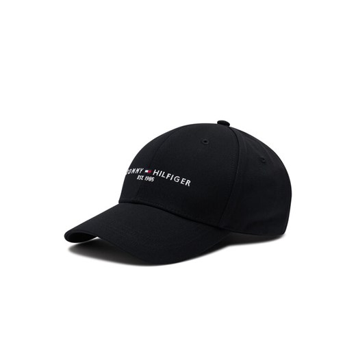 Czapka z daszkiem Tommy Hilfiger Th Established Cap AM0AM07352 Czarny ze sklepu eobuwie.pl w kategorii Czapki z daszkiem męskie - zdjęcie 182107919