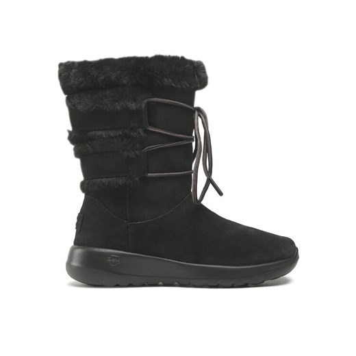 Botki Skechers Cyclone-144020/BBK Czarny ze sklepu eobuwie.pl w kategorii Śniegowce damskie - zdjęcie 182107956