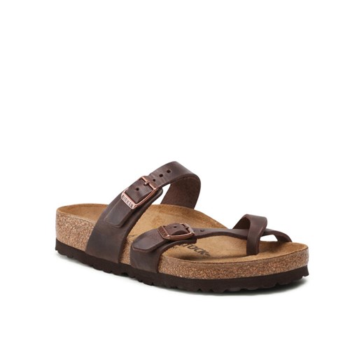 Japonki Birkenstock Mayari 0171321 Brązowy ze sklepu eobuwie.pl w kategorii Klapki damskie - zdjęcie 182108015