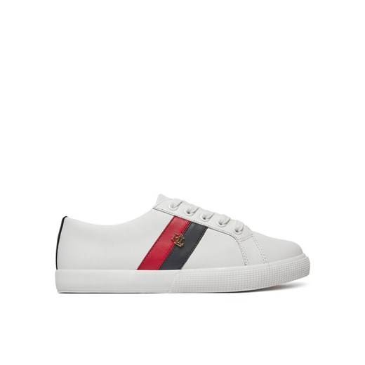Sneakersy LAUREN RALPH LAUREN Janson II 802925365006 Biały ze sklepu eobuwie.pl w kategorii Buty sportowe damskie - zdjęcie 182108065