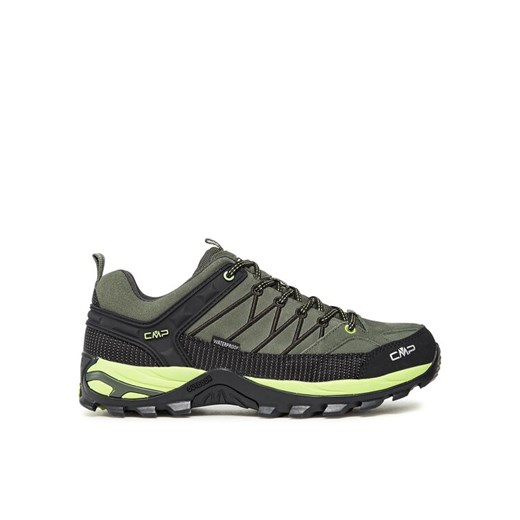 Trekkingi CMP Rigel Low Trekking Shoes Wp 3Q13247 Zielony ze sklepu eobuwie.pl w kategorii Buty trekkingowe męskie - zdjęcie 182108119