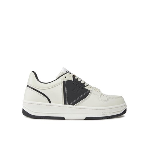 Sneakersy Guess Ancona Low FMPANC LEA12 Biały ze sklepu eobuwie.pl w kategorii Buty sportowe męskie - zdjęcie 182108166