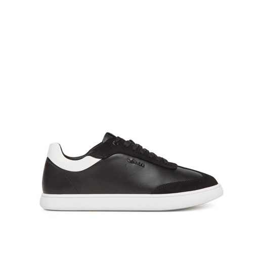 Sneakersy Calvin Klein Cupsole Lace Up - Lth Sue Mix HW0HW02435 Czarny ze sklepu eobuwie.pl w kategorii Buty sportowe damskie - zdjęcie 182108337