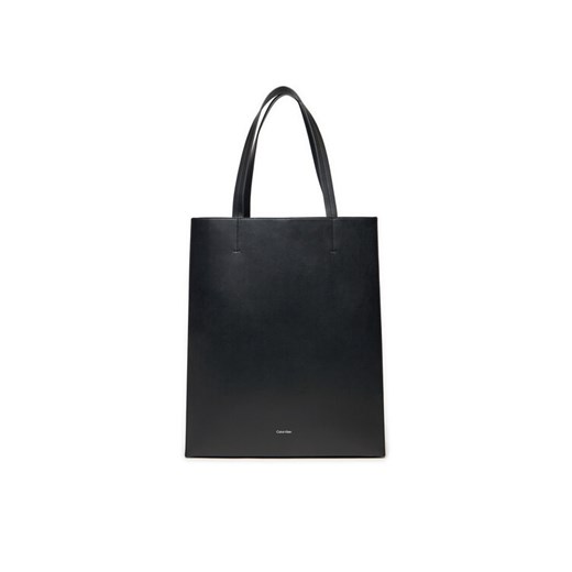 Torebka Calvin Klein Line Lthr Ns Tote 43 LV04F3000G Czarny ze sklepu eobuwie.pl w kategorii Torebki damskie - zdjęcie 182108367