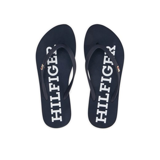 Japonki Tommy Hilfiger Strap Beach Sandal FW0FW07901 Granatowy Tommy Hilfiger 36 eobuwie.pl
