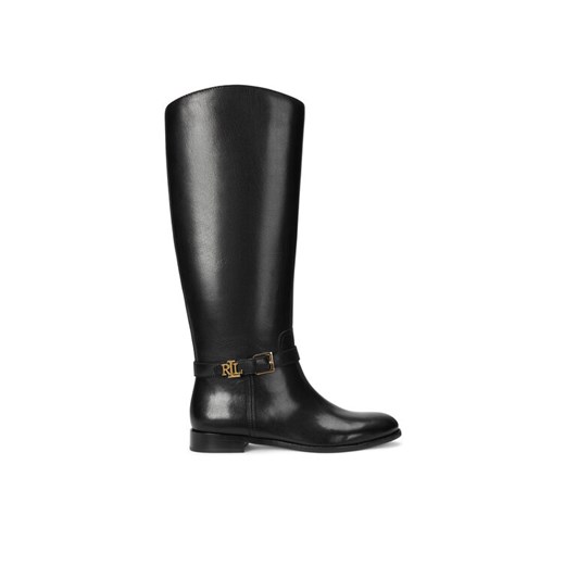 Oficerki LAUREN RALPH LAUREN 802937804001 Czarny ze sklepu eobuwie.pl w kategorii Kozaki damskie - zdjęcie 182108539
