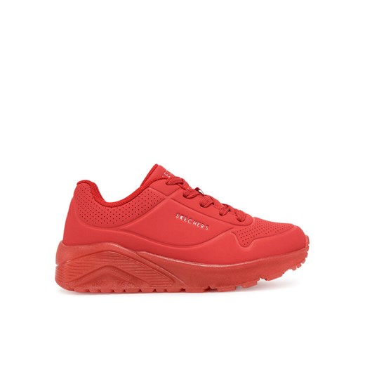 Sneakersy Skechers Uno Ice 405770L/RED Czerwony ze sklepu eobuwie.pl w kategorii Buty sportowe dziecięce - zdjęcie 182108568