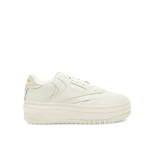 Sneakersy Reebok Club C 100033110 Écru ze sklepu eobuwie.pl w kategorii Buty sportowe damskie - zdjęcie 182108696
