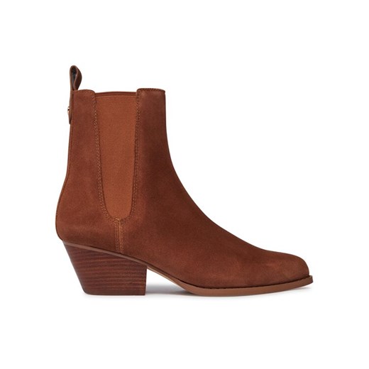 Sztyblety MICHAEL Michael Kors Kinlee Bootie 40F3KNME5S Brązowy ze sklepu eobuwie.pl w kategorii Botki - zdjęcie 182108835