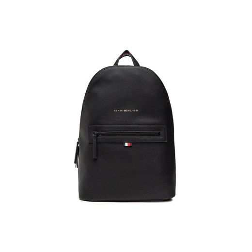 Plecak Tommy Hilfiger Essential Pu Backpack AM0AM09503 Czarny ze sklepu eobuwie.pl w kategorii Plecaki - zdjęcie 182108866