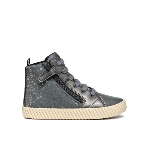 Sneakersy Geox J Mirroless Girl J46MNA 0AUAJ C9002 M Szary ze sklepu eobuwie.pl w kategorii Buty sportowe dziecięce - zdjęcie 182108877