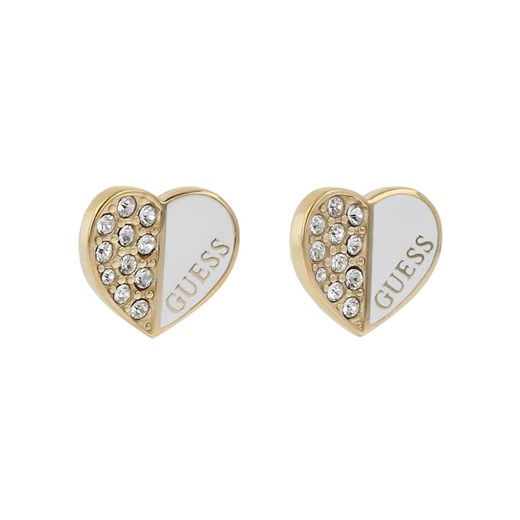 Kolczyki Guess Love Guess JUBE03 048JW Żółte złocenie ze sklepu eobuwie.pl w kategorii Kolczyki - zdjęcie 182108975
