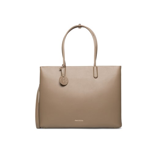 Torebka Gino Rossi OJ-82712 Beżowy ze sklepu eobuwie.pl w kategorii Torby Shopper bag - zdjęcie 182109005