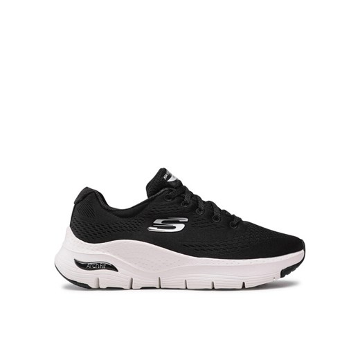 Sneakersy Skechers Arch Fit 149057/BKW Czarny ze sklepu eobuwie.pl w kategorii Buty sportowe damskie - zdjęcie 182109155
