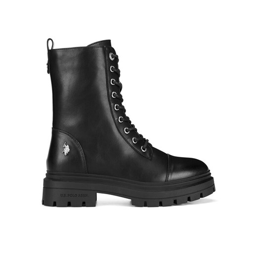 Botki U.S. Polo Assn. ALICJA002W/DY1 Czarny ze sklepu eobuwie.pl w kategorii Workery damskie - zdjęcie 182109196