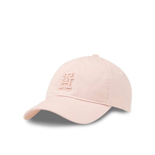 Czapka z daszkiem Tommy Hilfiger Beach Summer Soft Cap AW0AW16170 Różowy ze sklepu eobuwie.pl w kategorii Czapki z daszkiem damskie - zdjęcie 182109259