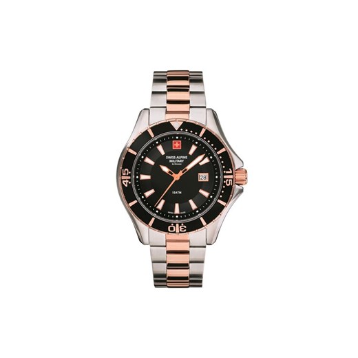 Zegarek Swiss Alpine Military Diver 7040.1157 Srebrny ze sklepu eobuwie.pl w kategorii Zegarki - zdjęcie 182109299
