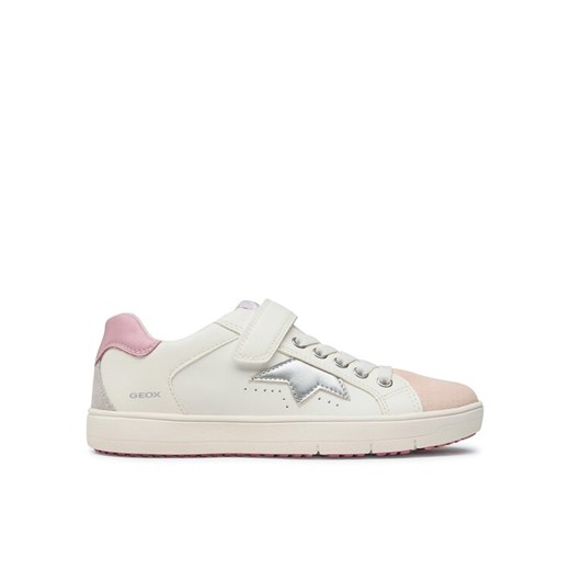 Sneakersy Geox J Silenex Girl J35DWA08554C0674 D Biały ze sklepu eobuwie.pl w kategorii Trampki dziecięce - zdjęcie 182109346