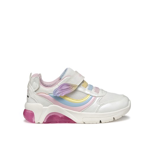 Sneakersy Geox J Fadinlight J55M4A 0KNGN C0653 S Biały ze sklepu eobuwie.pl w kategorii Buty sportowe dziecięce - zdjęcie 182109477