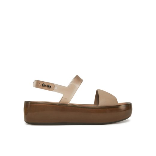 Sandały Melissa Float Platform 36066 Écru ze sklepu eobuwie.pl w kategorii Sandały damskie - zdjęcie 182109495