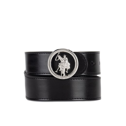 Pasek U.S. Polo Assn. AIUXT2567WAJ Czarny ze sklepu eobuwie.pl w kategorii Paski damskie - zdjęcie 182109529