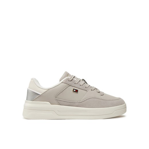 Sneakersy Tommy Hilfiger Essent Basket FW0FW08615 Szary ze sklepu eobuwie.pl w kategorii Buty sportowe damskie - zdjęcie 182109609