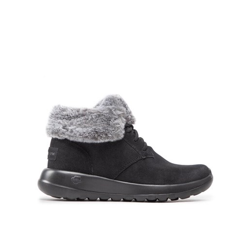 Botki Skechers On The Go Joy 144042/BKGY Czarny ze sklepu eobuwie.pl w kategorii Botki - zdjęcie 182109715