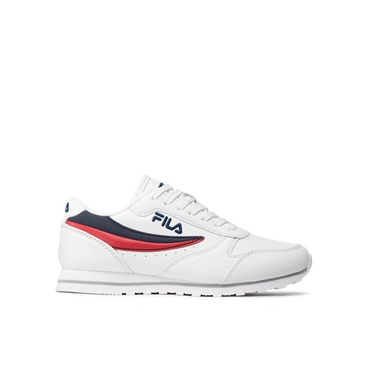 Sneakersy Fila Orbit Low Teens FFT0014.13032 Biały ze sklepu eobuwie.pl w kategorii Buty sportowe damskie - zdjęcie 182109735