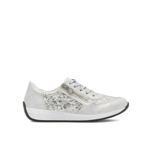 Sneakersy Rieker N1112-80 Srebrny ze sklepu eobuwie.pl w kategorii Buty sportowe damskie - zdjęcie 182109745
