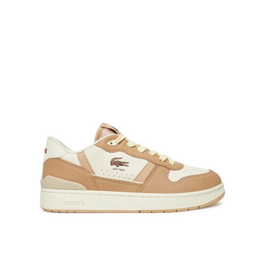 Sneakersy Lacoste 7-49SFA0072 Beżowy ze sklepu eobuwie.pl w kategorii Buty sportowe damskie - zdjęcie 182109779