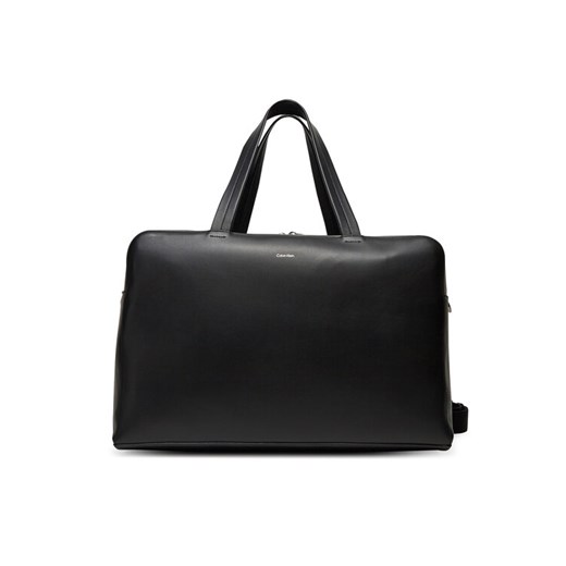 Torba Calvin Klein Ck Premium Leather Weekender K50K512931 Czarny ze sklepu eobuwie.pl w kategorii Torby podróżne - zdjęcie 182109799