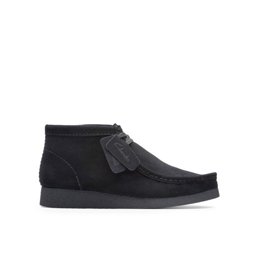 Trzewiki Clarks Wallabee Evo Bt 26172823 Czarny ze sklepu eobuwie.pl w kategorii Buty zimowe męskie - zdjęcie 182109839