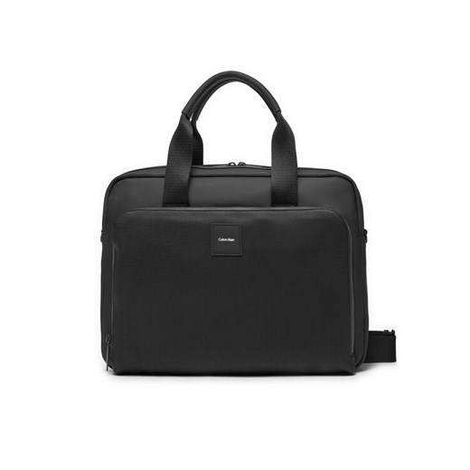 Torba na laptopa Calvin Klein Ck Essential Laptop Bag Rub K50K512724 Czarny ze sklepu eobuwie.pl w kategorii Torby na laptopa - zdjęcie 182109908