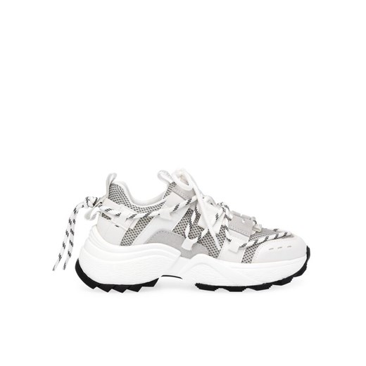 Sneakersy Steve Madden Tazmania Sneaker SM11002419-04005-739 Biały ze sklepu eobuwie.pl w kategorii Buty sportowe damskie - zdjęcie 182109997