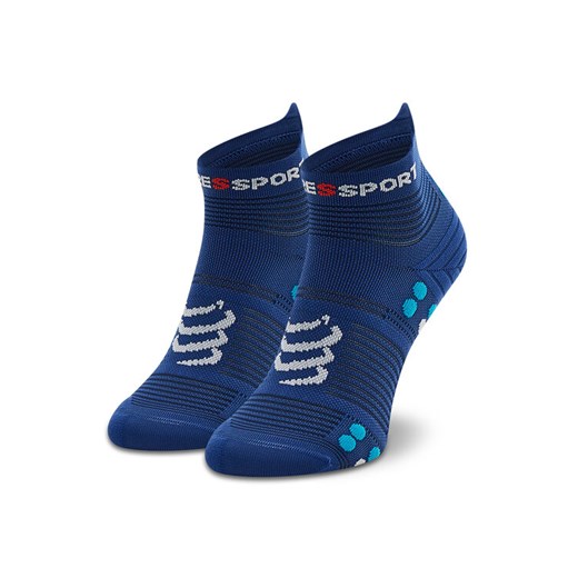 Skarpety wysokie unisex Compressport Pro Racing Socks V4.0 Run Low XU00047B_533 Granatowy ze sklepu eobuwie.pl w kategorii Skarpetki męskie - zdjęcie 182110016