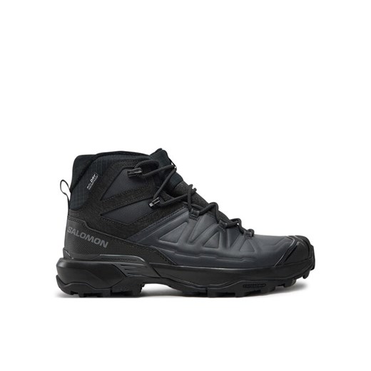 Trekkingi Salomon X Ultra Snowpilot Waterproof L47585600 Czarny ze sklepu eobuwie.pl w kategorii Buty trekkingowe męskie - zdjęcie 182110155