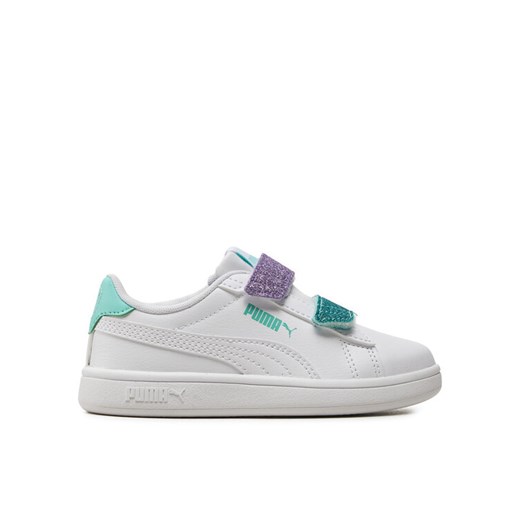 Sneakersy Puma Smash 3.0 395609 03 Biały ze sklepu eobuwie.pl w kategorii Buty sportowe dziecięce - zdjęcie 182110185